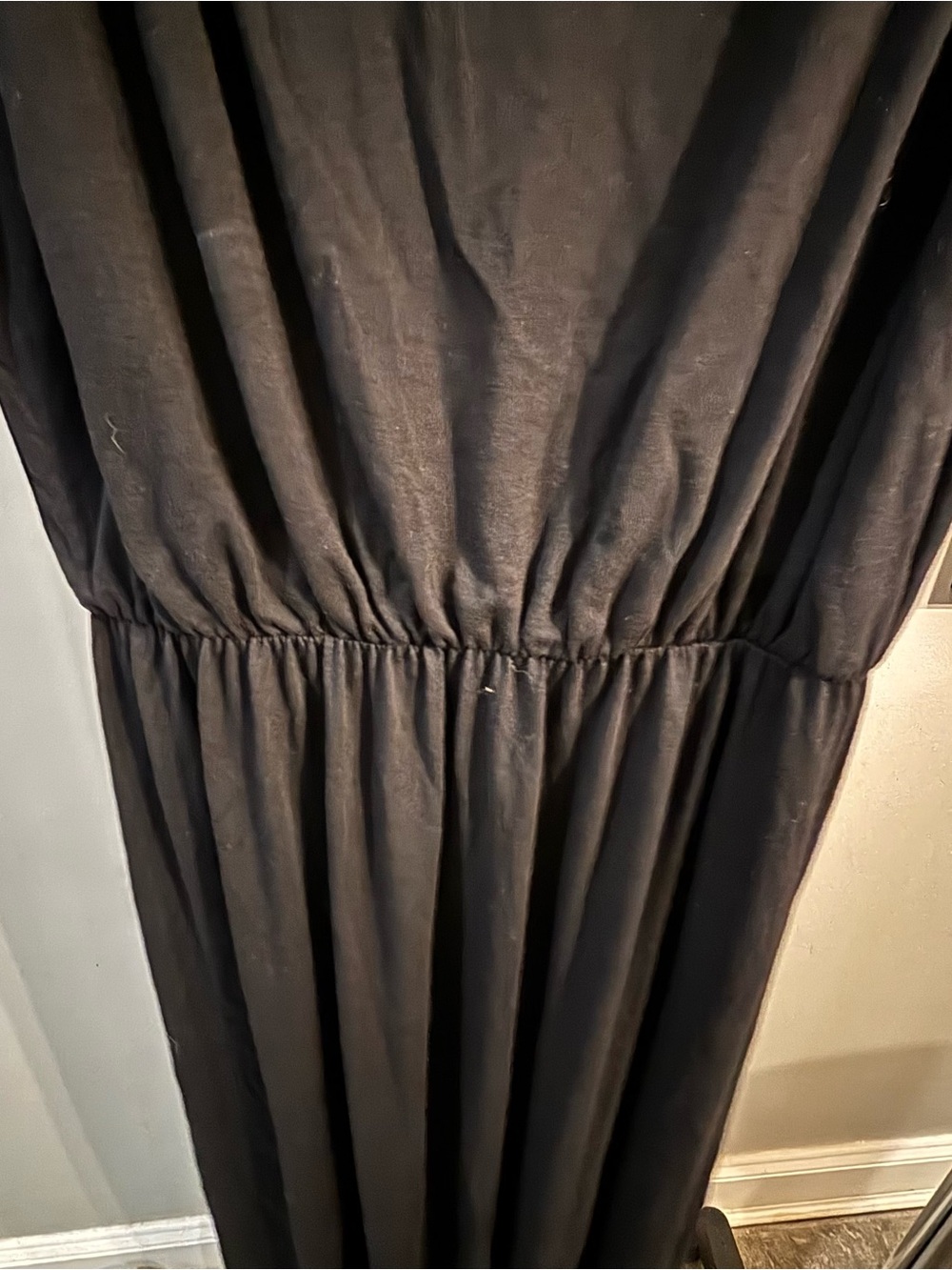 Gap classic Black Sleeveless Maxi Dress with Elastic Waist size medium - Picture 5 of 6
